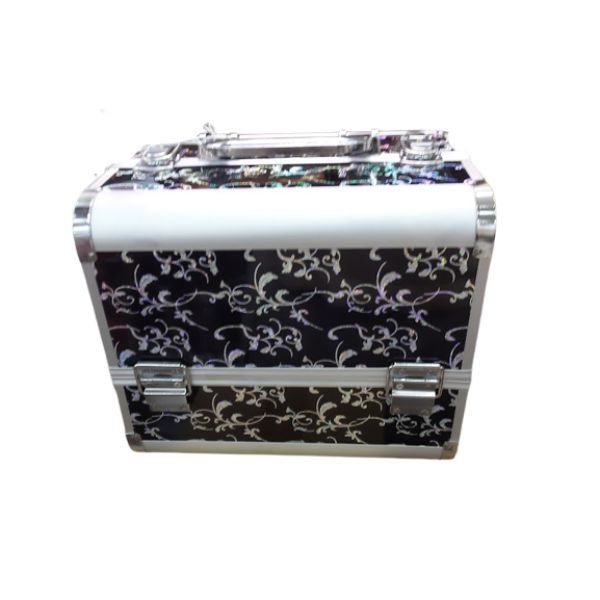 Large Black Professional Aluminium Make-Up Cosmetic Case