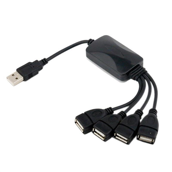 1 Male to 4 Female USB HUB Splitter Extend Cable USB 2.0 Extension