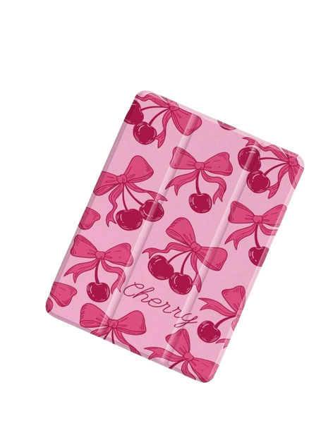 Cherry Pattern Case Compatible with IPad 7th, 8th &amp; 9th generation