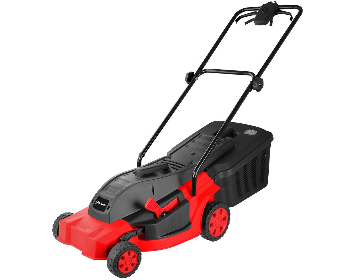 5 Cutting Heights Electric Casals Lawnmower - Red 400mm 1600W