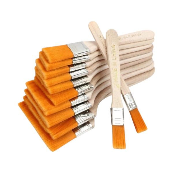 12 Pack - Painting Board Brushes - Small, Medium &amp; Large