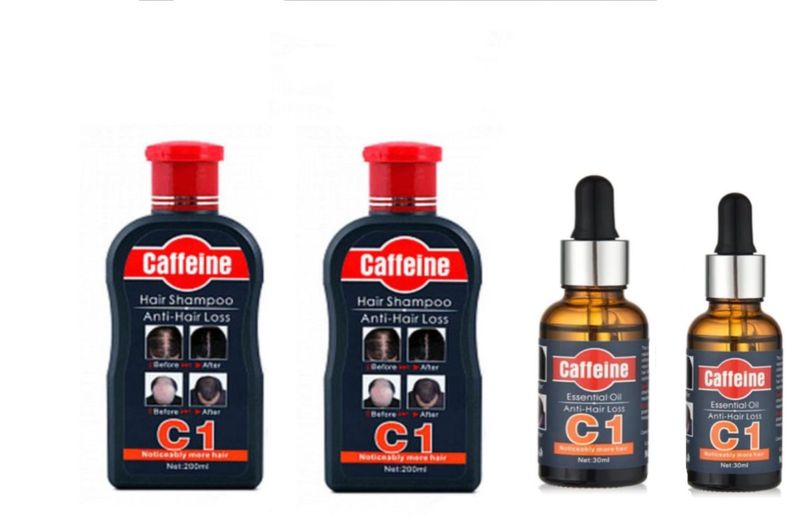 Caffeine Shampoo And Hair Oil C1 Anti Hair Loss Combo