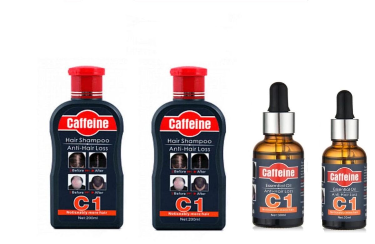 Caffeine Shampoo And Hair Oil C1 Anti Hair Loss Combo