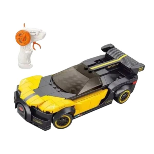 Remote Control Sports Car Building Kit - 251 Piece Block Set