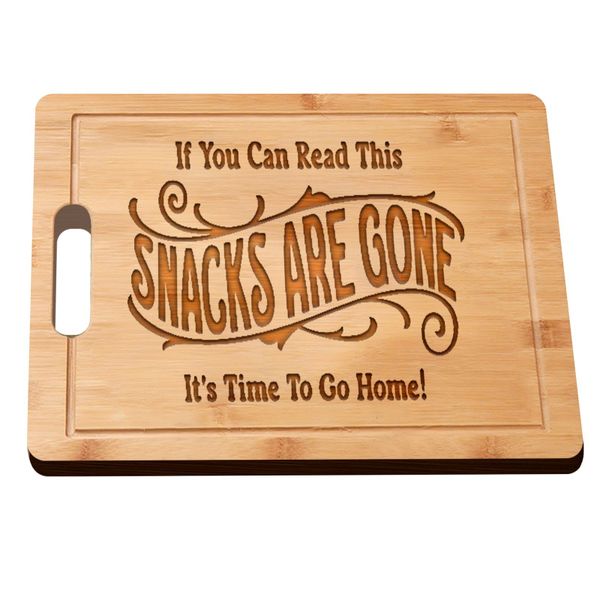 Cutting Board Chopping Board Funny Charcuterie Board Laser Engraved Bamboo