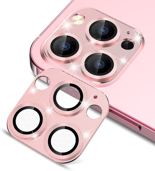 Rear camera protectors for Apple iPhone 13 Pro Max - Pink
