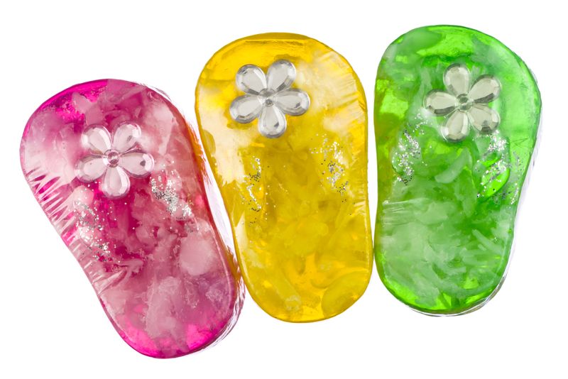 Vensico - Kiddie’s Sandal Soap for Making Hygiene Fun for Kids - 1 x 3