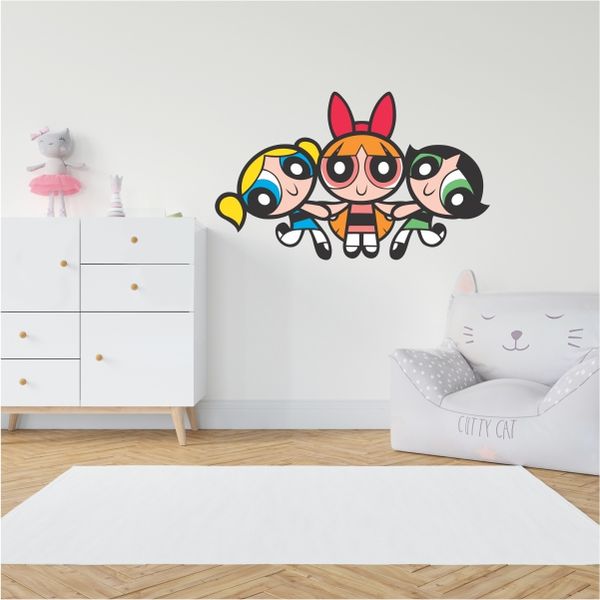 The PowerPuff Girls Posing Wall Decal