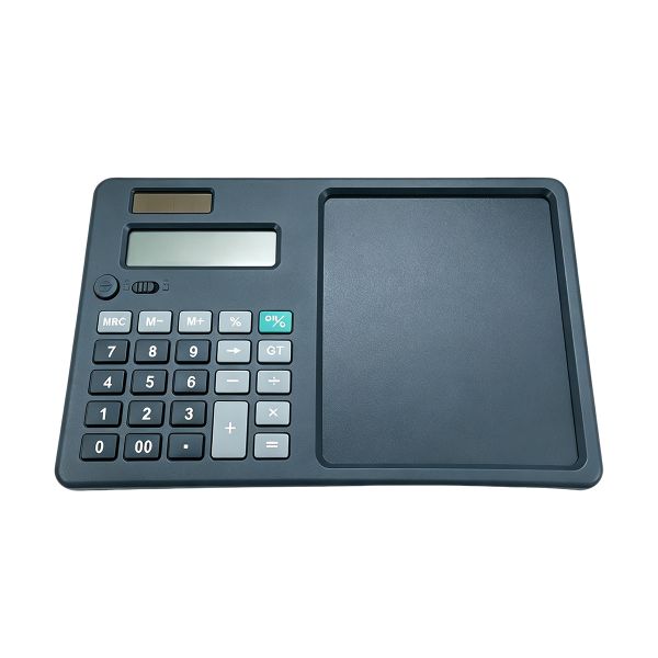 2-in-1 Solar Calculator with LCD Erasable Writing Pad