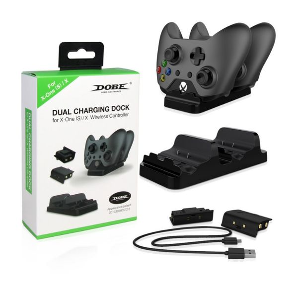 Xbox One Controllers Dual Charging Dock With 2 Extra Batteries
