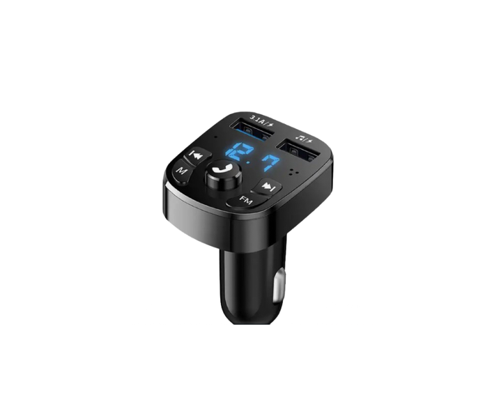 Car Handsfree Bluetooth-compatible 5.0 FM Transmitter Car Kit MP3 Modulator