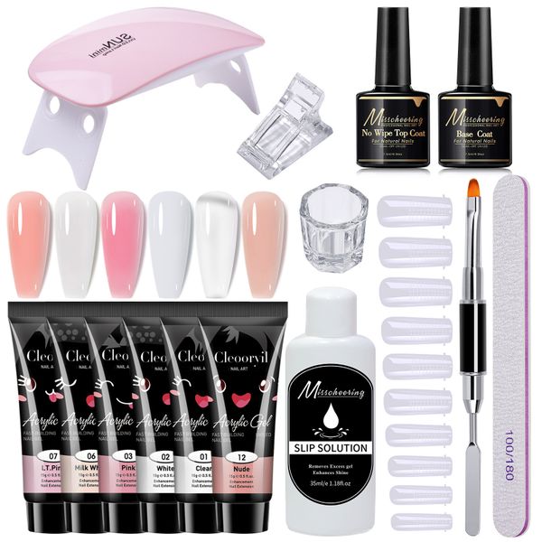 Nail Crystal Extension Glue 15-piece Nail Sheet Brush Nail Art Kit