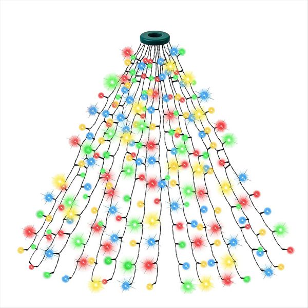 Christmas Tree Lights Ip65 Water Proof Us Plug Colorful 400L