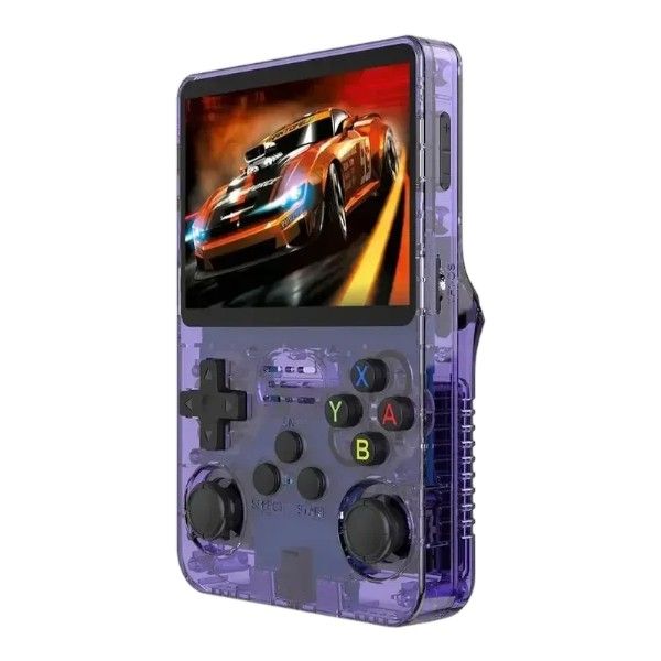 R36S - Handheld Gaming Console With Extensive Game Library - Black