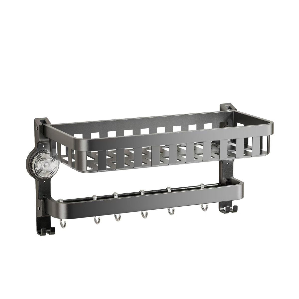 ElecTrek Bathroom LuxeTowell Pro Bath Towel Shelf