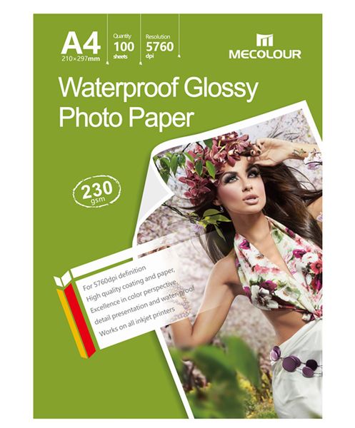 Mecolour A4 230gsm Single Sided Glossy Photo Paper (100s)