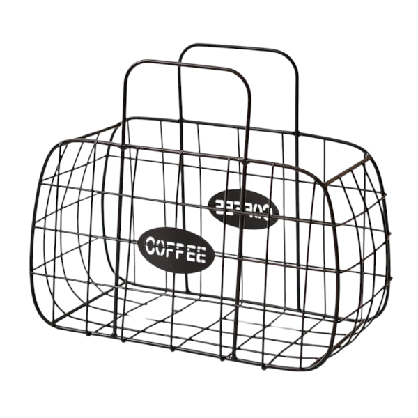 Coffee Capsule Storage Basket - Black