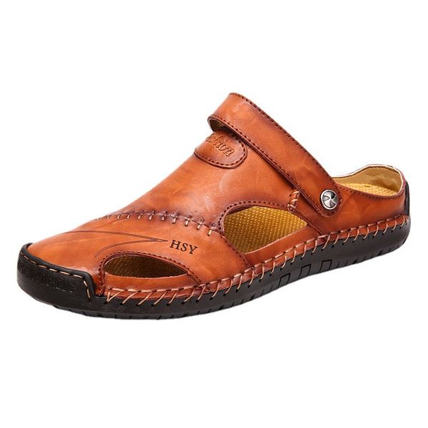 Urban Trek Men's Luxe Leather Sandals