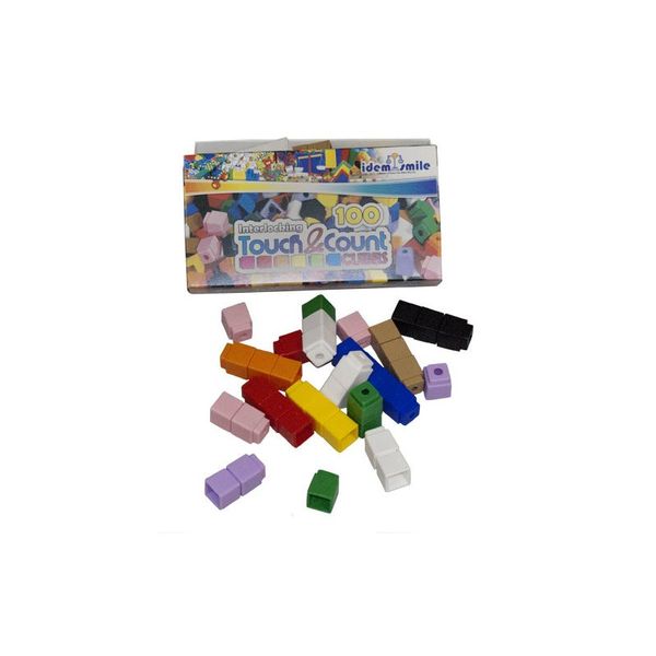 100 Piece Touch &amp; Count Cubes