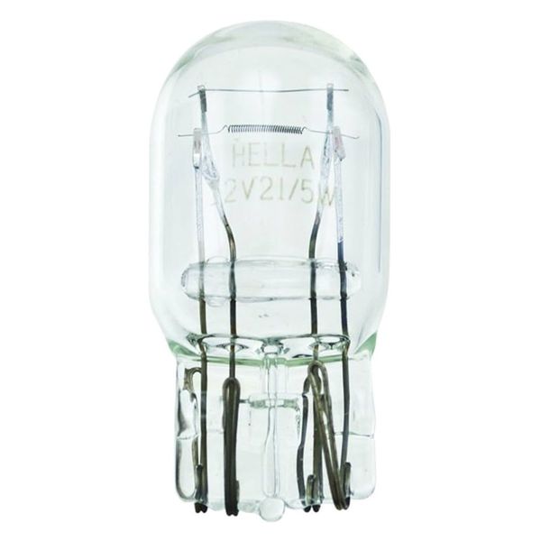 Hella 12V W21 5 Watts Wedge Light Bulbs - Set of 2