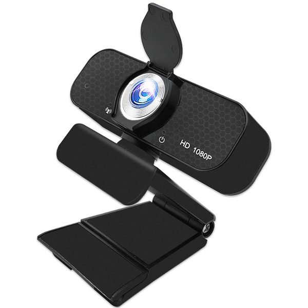 Full HD Webcam with Microphone - Wide Angle Camera