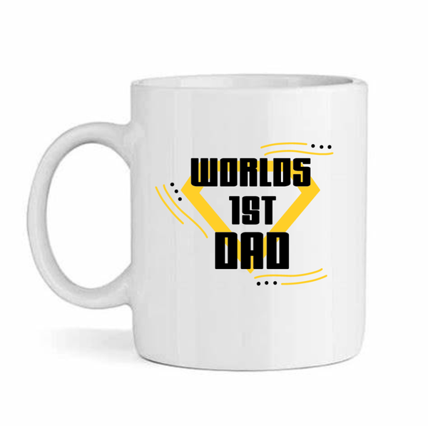 World's First Dad - Father's Day-Valentines-Birthday-Christmas Pack Mug
