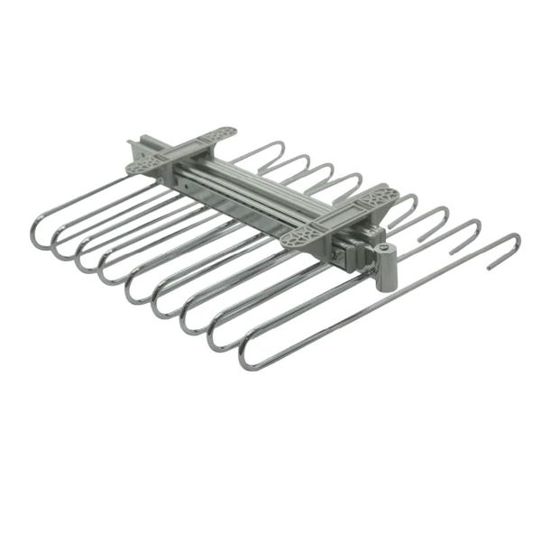 Trouser Holder Pull Out - Chrome Plated - 9 Bar