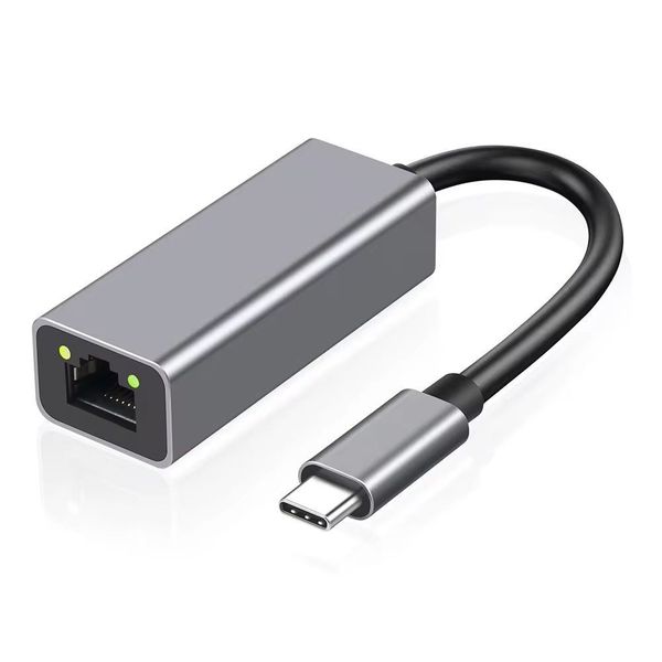 High Speed USB-C/Type-C To Ethernet Lan Adapter Rj45 10/100/1000 Mbps