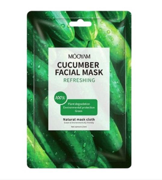 Mooyam Natural Organic Soothing Refreshing Cucumber Facial Mask 25ml