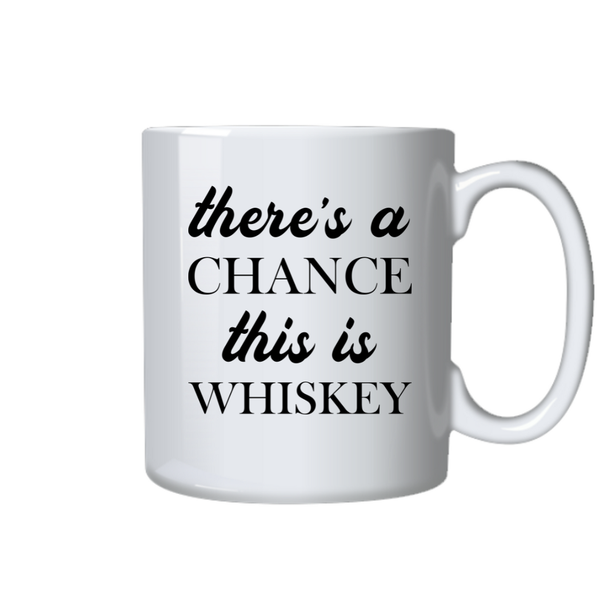 Whiskey Drinking Coffee Mug, Gift Idea for Christmas, Birthday, Drinker