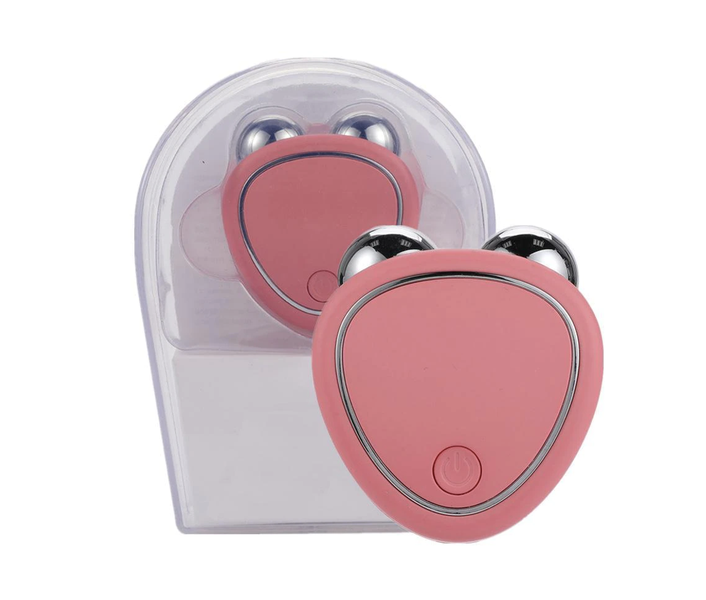 Mini Micro-Current Facial Lifting Skin Tightening &amp; Wrinkle EMS Device-PINK