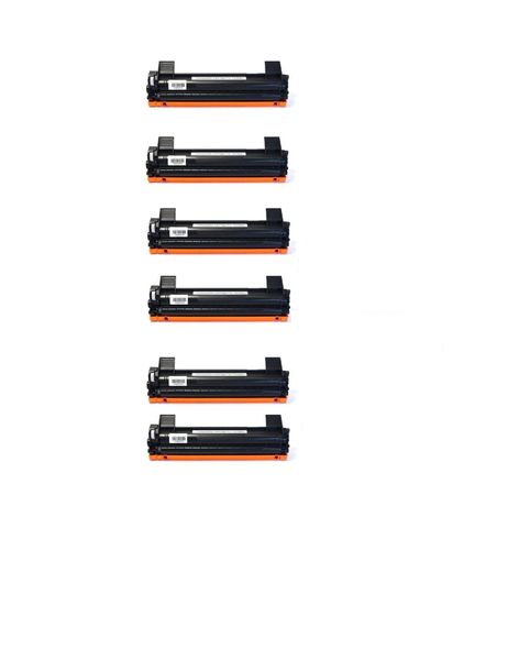 Brother TN1000/TN-1000/1000 Compatible Black Toner x 6