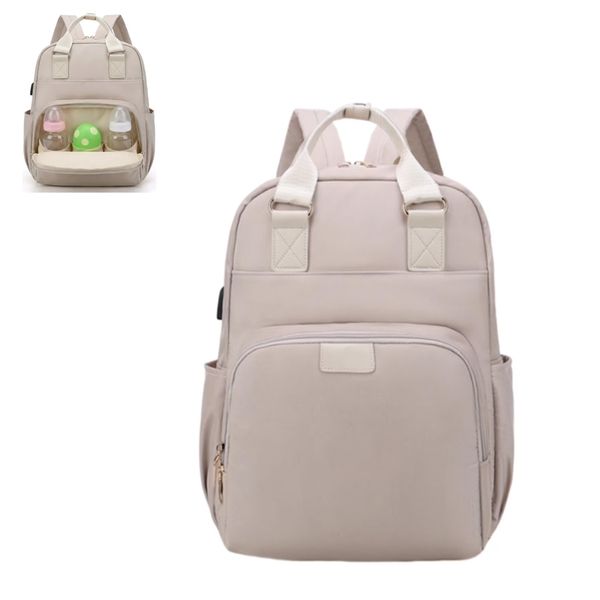 Baby Diaper Bag Backpack Large Capacity Mommy Bag Portable Travel Bag