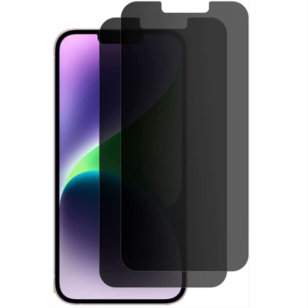 iPhone 14 Plus Privacy Tempered Glass Anti Spy Screen Protector Pack of 2