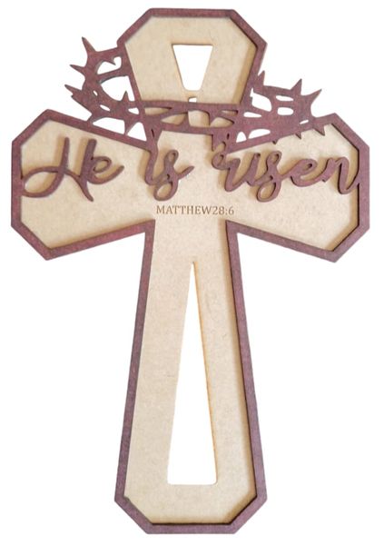 Matthew 28:6 - Christian Cross
