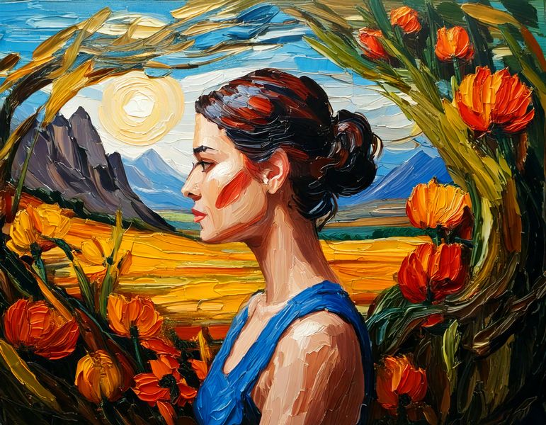 Canvas Home Decor Wall Art - Oil painting 3