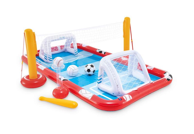 Inflatable Sports Play Center for Kids - 3-in-1 Backyard Set