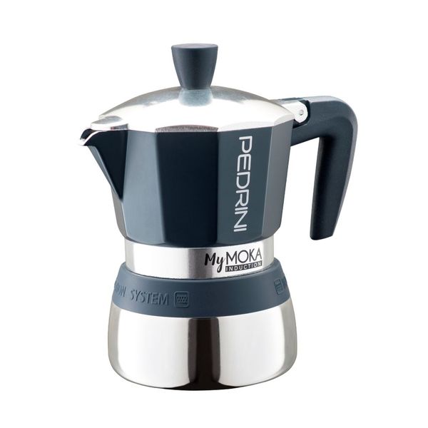 Pedrini Induction Coffee Maker - Navy