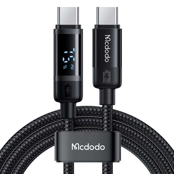Mcdodo 60w Battery % Display Compatible USB-C iPhone Charging Cable TYPE-C