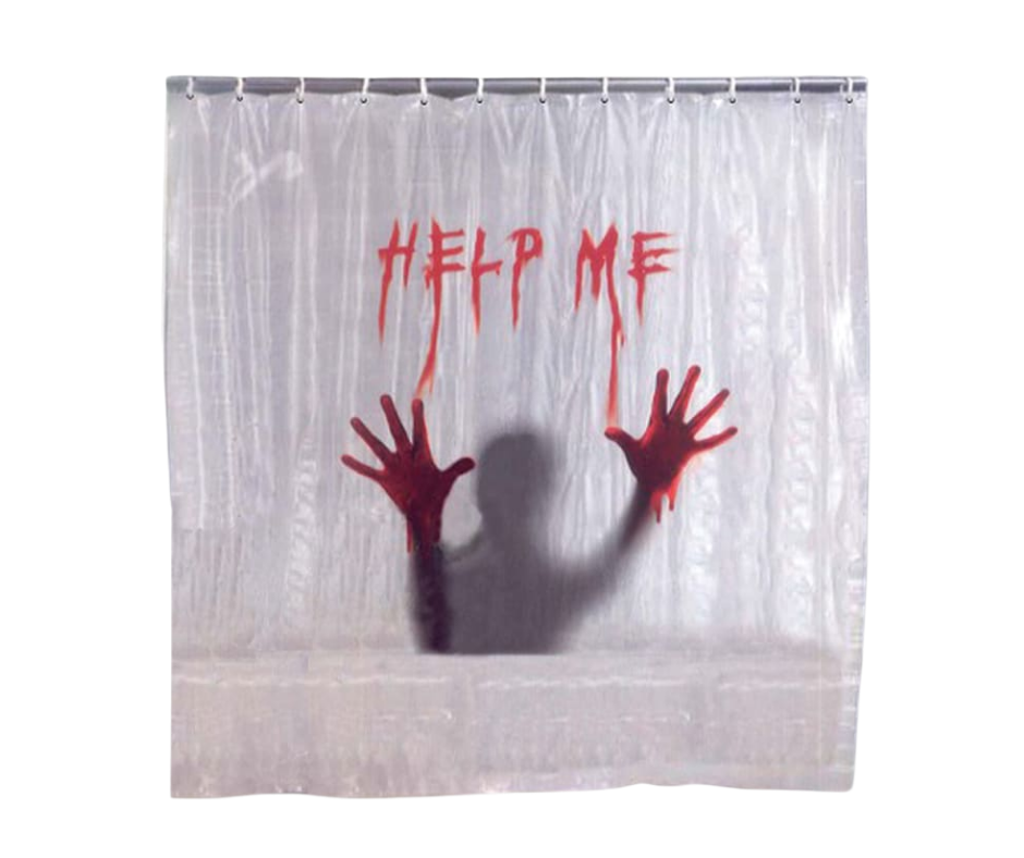 Shower Curtain With Blood 1.8m Halloween Décor Shop Today. Get it