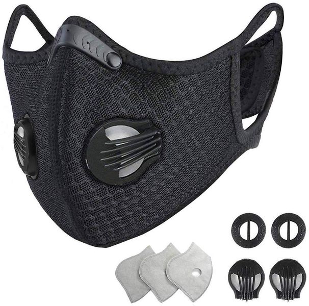 Sport Mask with Exhalation Valves