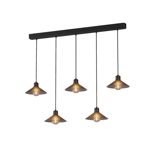 AIYI 10W 5-Light Linear Pendant Ceiling Light - Warm White 2700K AY398-049