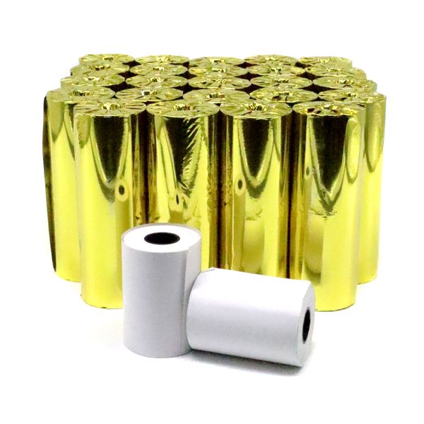 JK White Thermal Cashier Paper Rolls 57mm x 40mm - Pack of 50