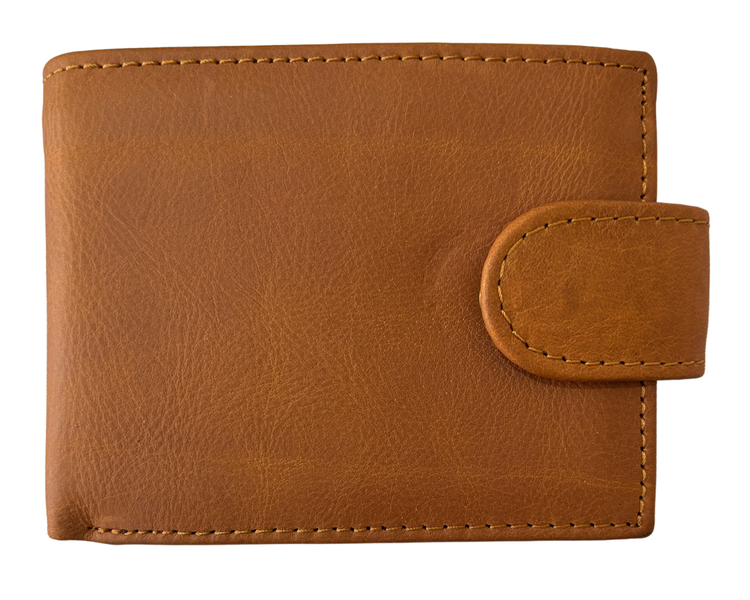 Men's Superior Genuine Leather Bifold Wallet for 12 Cards