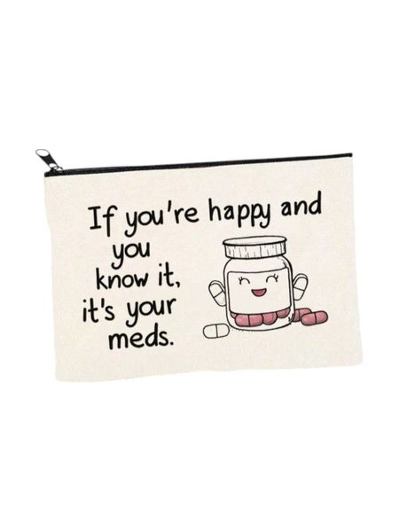 1 Piece - Travel-Friendly Medication Organizer - White