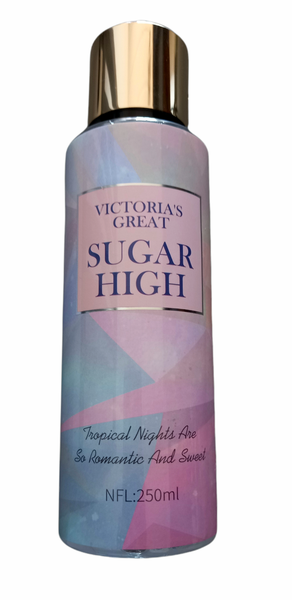 Victoria's Sugar High Body Mist.