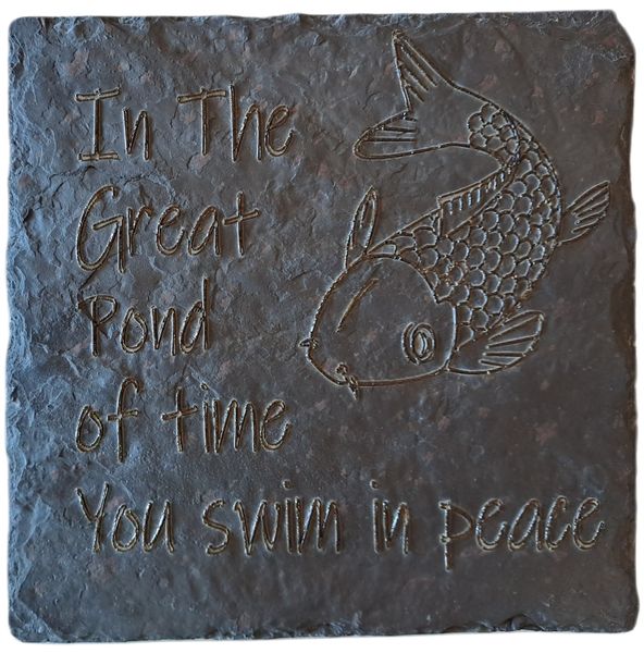 Eternal Memories Pet Memorial Stone for Koi Fish