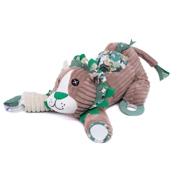 Les Deglingos Activity Plush Jélékros the Lion - 34cm