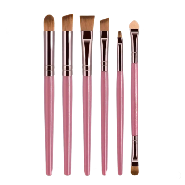 6 Pack Eye Makeup Brush Set