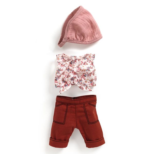 Djeco Pomea Dolls - Outfit Burgundy
